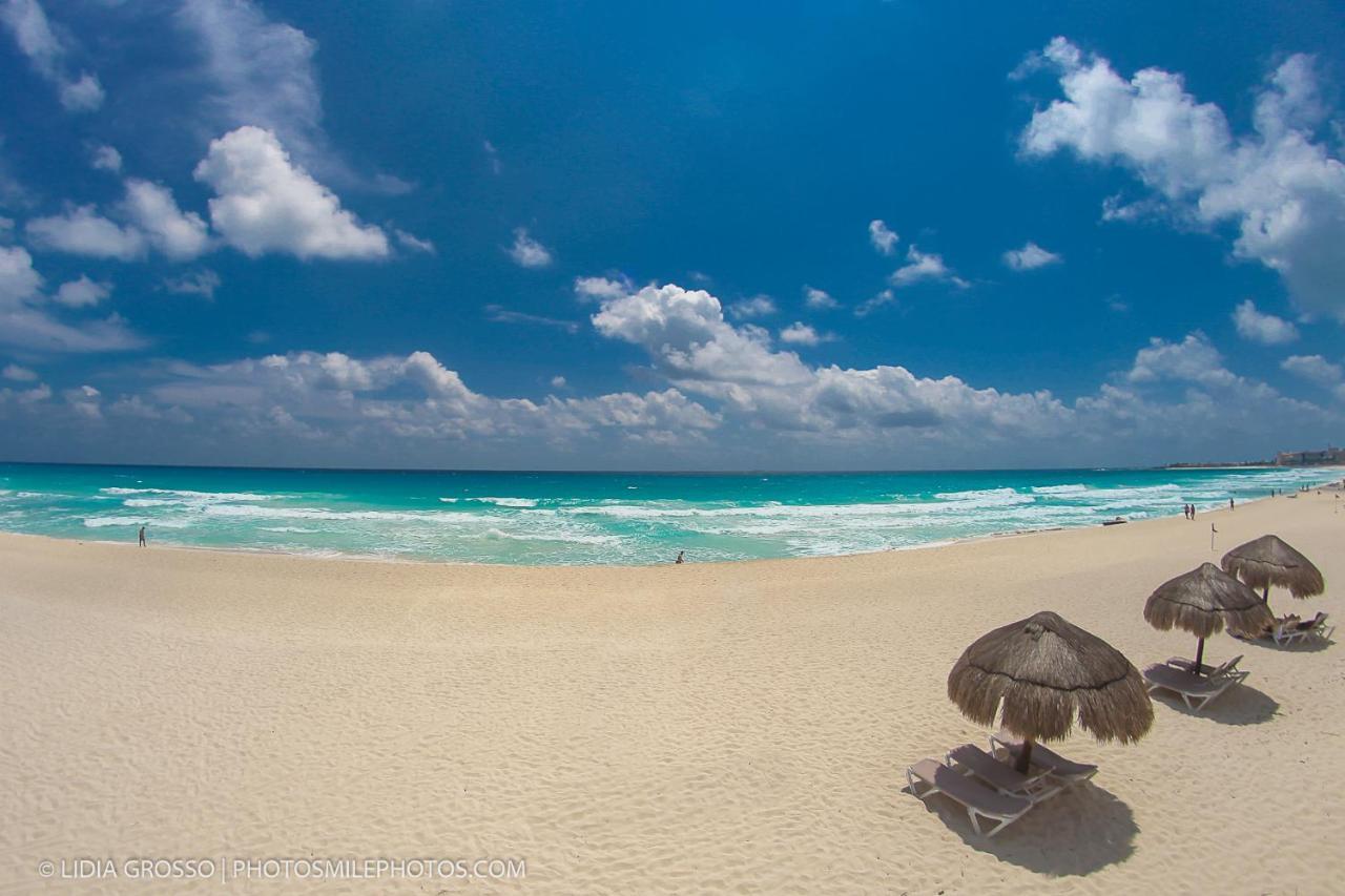 Apartment On The Beach With Terrace Ocean View, Brisas Cancun 01 By Beach & Ocean Apartments المظهر الخارجي الصورة
