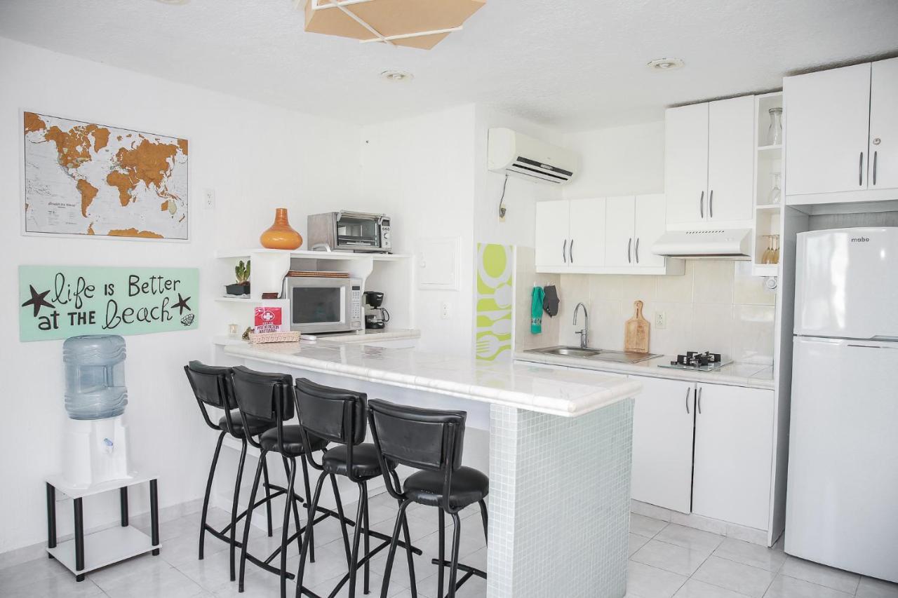 Apartment On The Beach With Terrace Ocean View, Brisas Cancun 01 By Beach & Ocean Apartments المظهر الخارجي الصورة