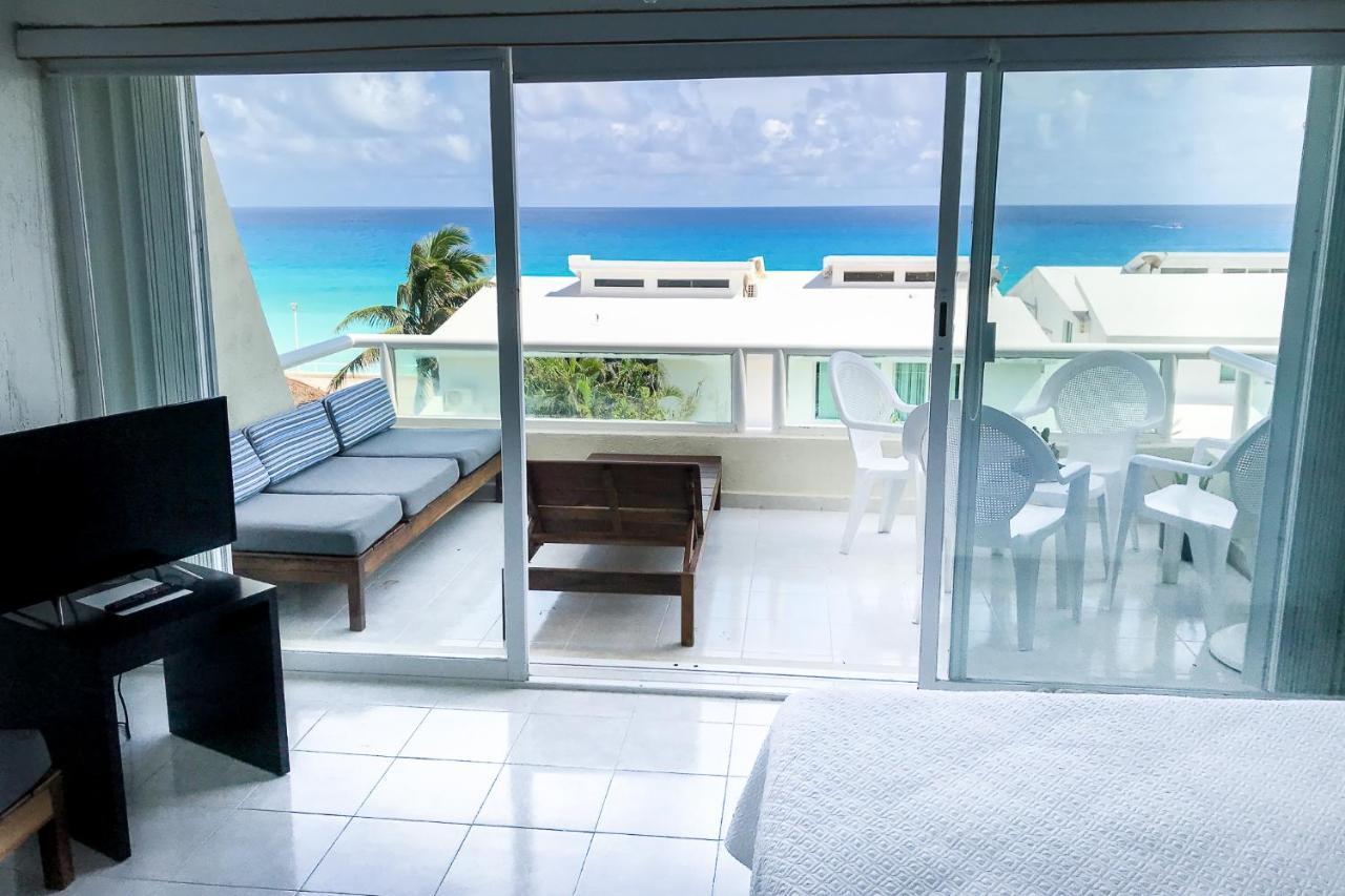 Apartment On The Beach With Terrace Ocean View, Brisas Cancun 01 By Beach & Ocean Apartments المظهر الخارجي الصورة