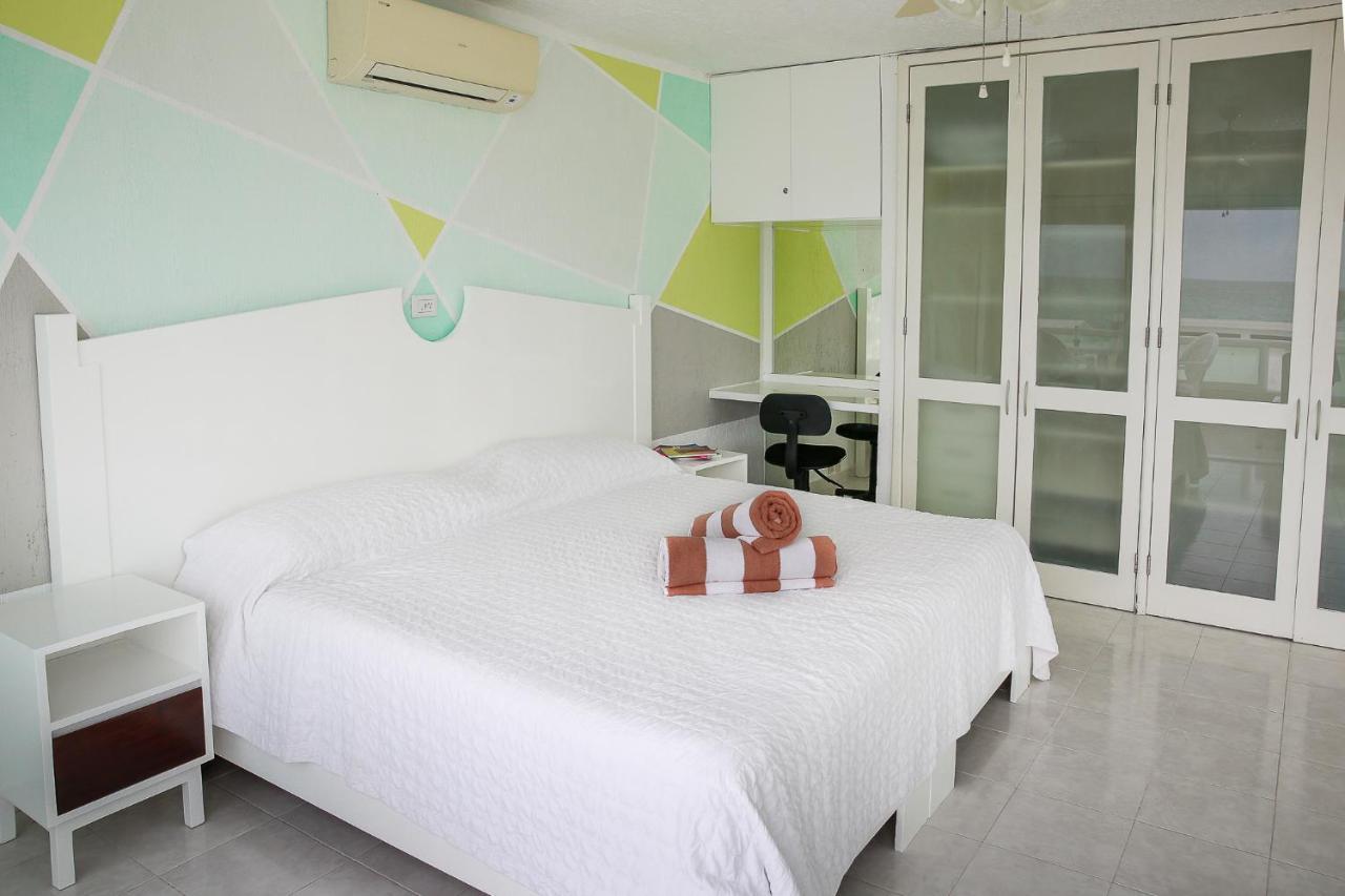 Apartment On The Beach With Terrace Ocean View, Brisas Cancun 01 By Beach & Ocean Apartments المظهر الخارجي الصورة