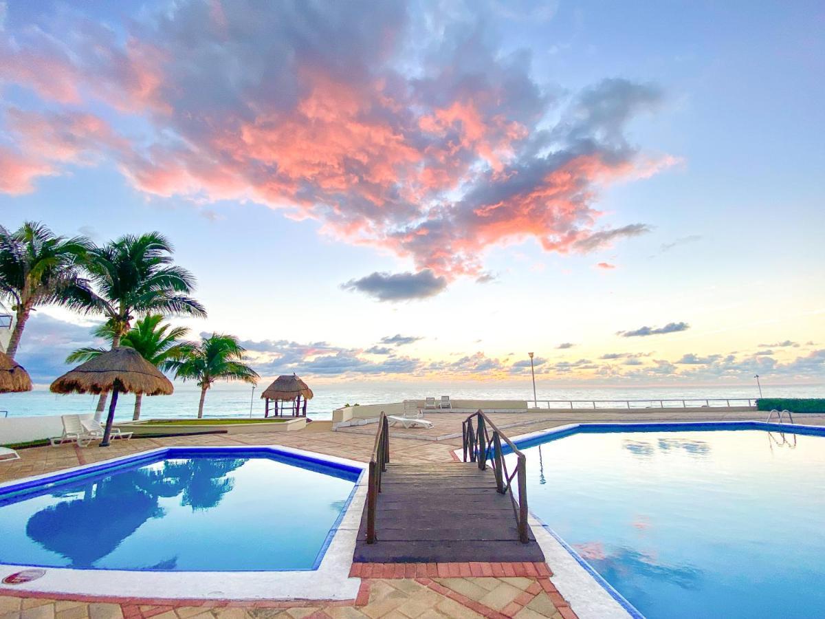 Apartment On The Beach With Terrace Ocean View, Brisas Cancun 01 By Beach & Ocean Apartments المظهر الخارجي الصورة