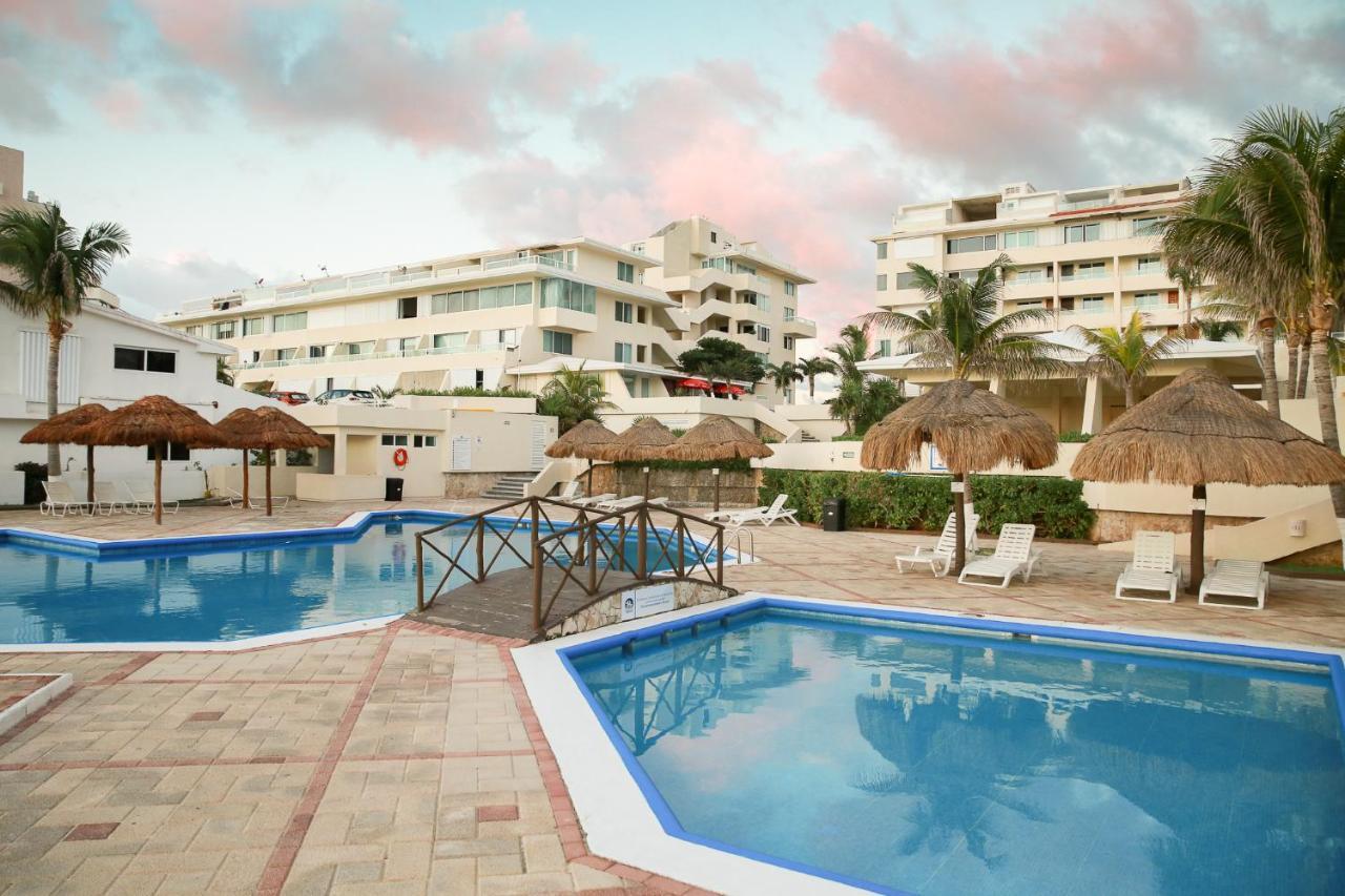 Apartment On The Beach With Terrace Ocean View, Brisas Cancun 01 By Beach & Ocean Apartments المظهر الخارجي الصورة