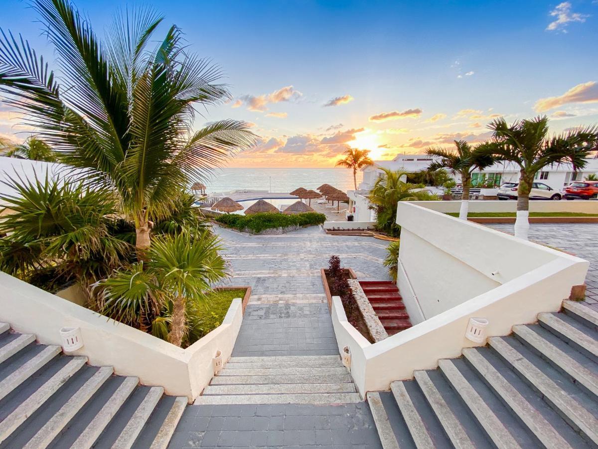 Apartment On The Beach With Terrace Ocean View, Brisas Cancun 01 By Beach & Ocean Apartments المظهر الخارجي الصورة