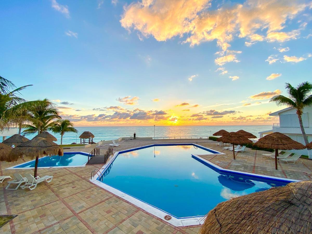 Apartment On The Beach With Terrace Ocean View, Brisas Cancun 01 By Beach & Ocean Apartments المظهر الخارجي الصورة