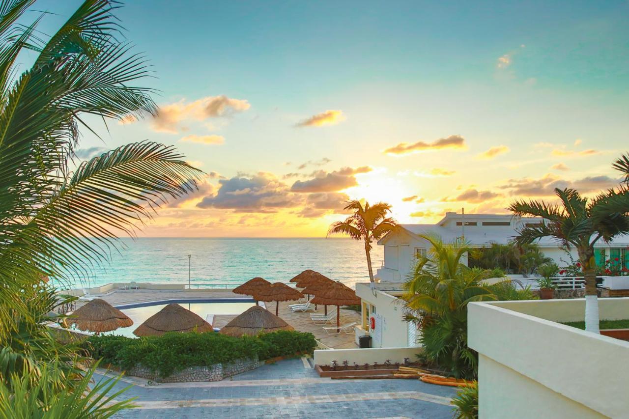 Apartment On The Beach With Terrace Ocean View, Brisas Cancun 01 By Beach & Ocean Apartments المظهر الخارجي الصورة