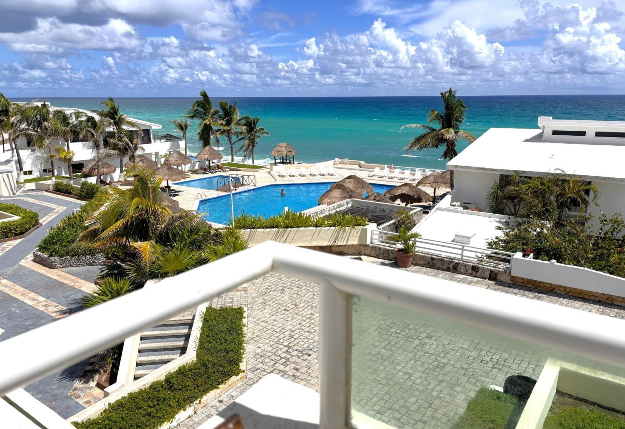 Apartment On The Beach With Terrace Ocean View, Brisas Cancun 01 By Beach & Ocean Apartments المظهر الخارجي الصورة